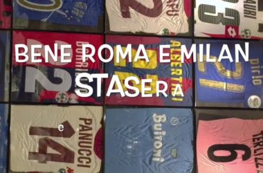 Il pallone racconta – Bene Roma e Milan, stasera campionato