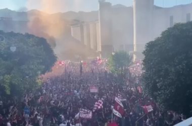 Salernitana promossa in A, esplode la festa in città