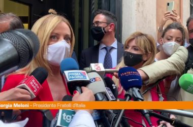 Amministrative, Meloni: “Centrodestra compatto”