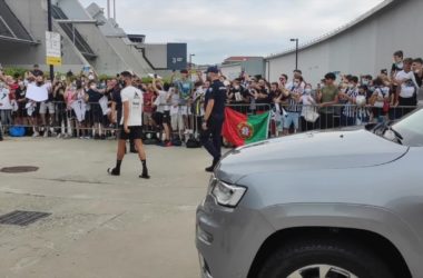 Tifosi in delirio per Cristiano Ronaldo