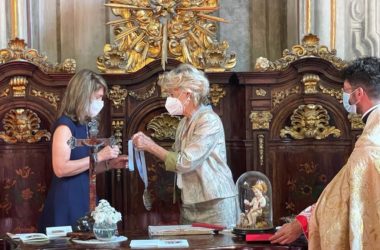 Donna Sofia di Borbone ricevuta alla Congregazione delle Dame a Palermo