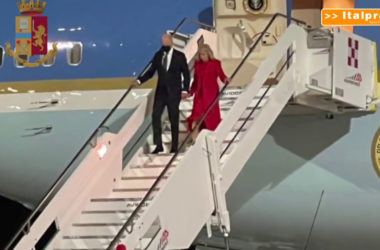 G20, arrivato a Roma il Presidente degli Stati Uniti Joe Biden