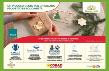 Conad con la collezione Thun sostiene gli ospedali pediatrici