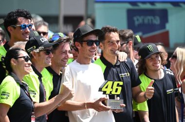 Ritirato al Mugello il numero 46 di Valentino Rossi