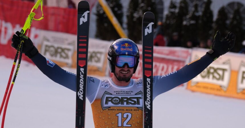 In Val Gardena festa azzurra con Paris “Vittoria vuol dire tanto”