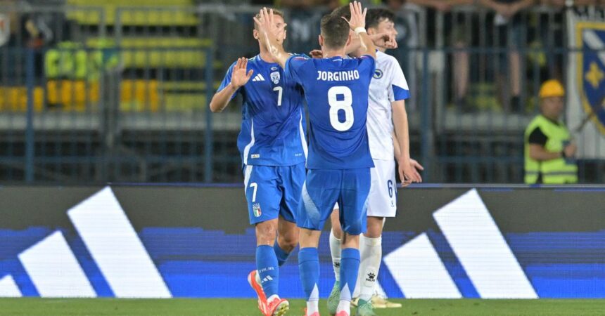 Ultimo test prima di Euro2024, Italia batte Bosnia 1-0