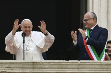 Papa Francesco in visita al Campidoglio