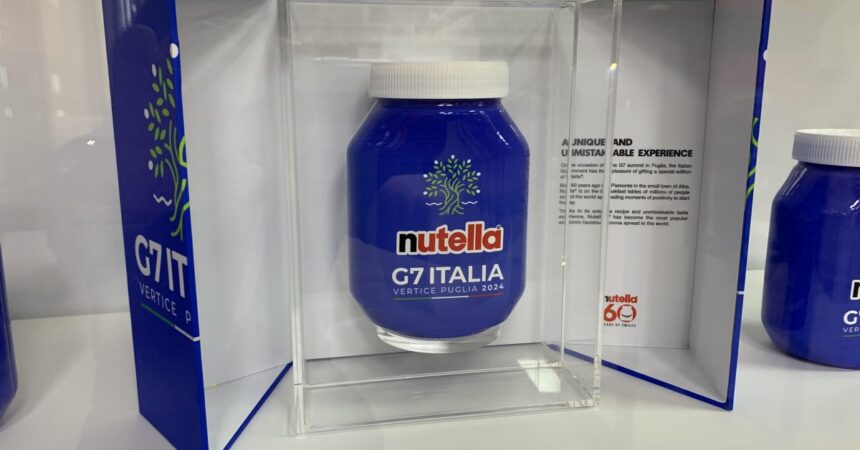 G7, una Nutella personalizzata tra i regali italiani ai leader