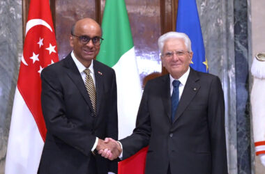 Mattarella riceve il presidente della Repubblica di Singapore