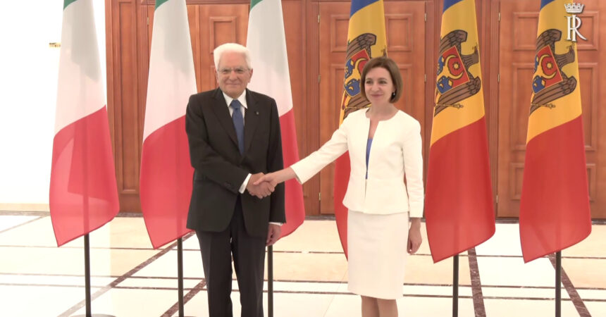 Moldova, Mattarella incontra la presidente Sandu