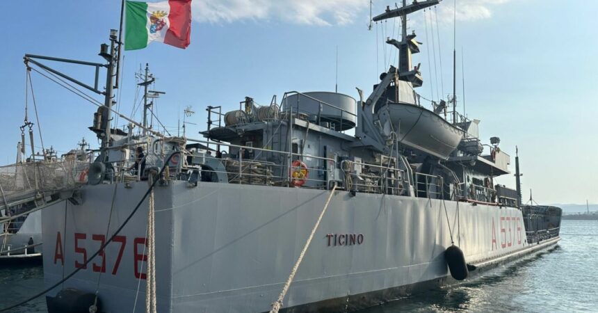 Emergenza siccità, la nave “Ticino” diretta a Licata con 1200 metri cubi d’acqua