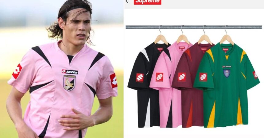 Riproduzione maglia Palermo 2006-2007 nella nuova collezione Supreme