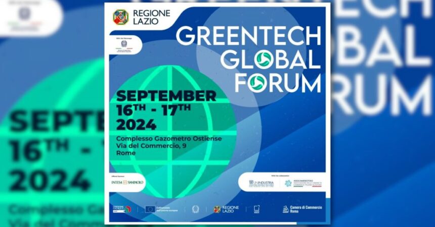 Imprese, il 16 e 17 settembre a Roma il “Greentech Global Forum”