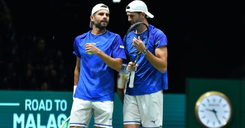 Bolelli-Vavassori trascinano Italia, Belgio battuto 2-1