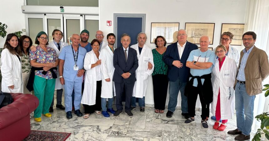 Palermo, il presidente dell’Ordine dei Medici in visita a Villa Serena