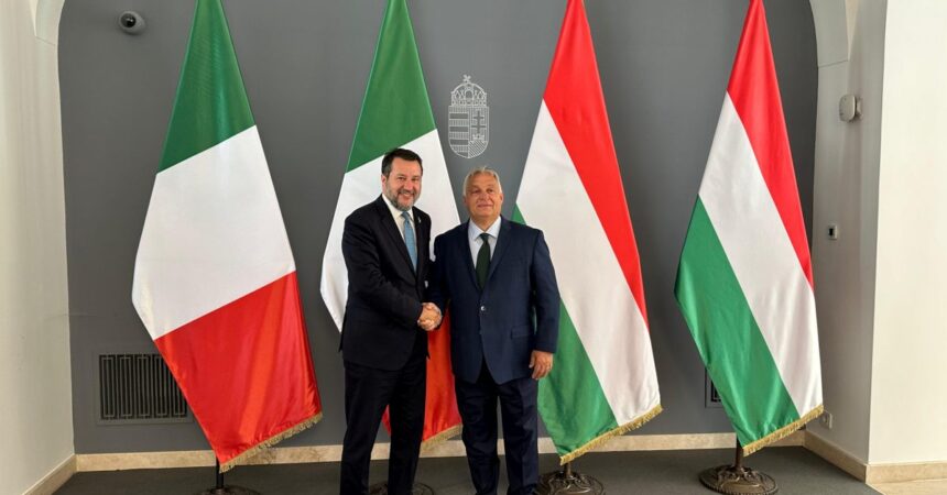 Salvini incontra Orban a Budapest