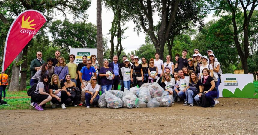 McDonald’s, a Roma 250 volontari per “Insieme a te per l’ambiente”