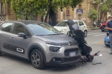 Motociclista ferito a Palermo, sbalzato da moto per alcuni metri