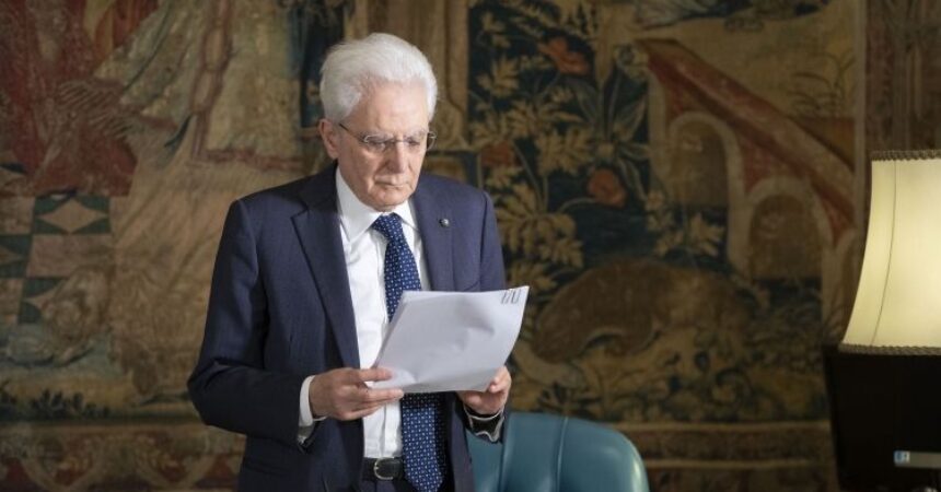 Mattarella “Non consentire che tornino divari territoriali”