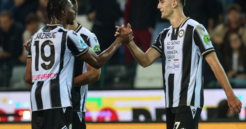 Lucca e Davis in gol, l’Udinese batte il Cagliari 2-0