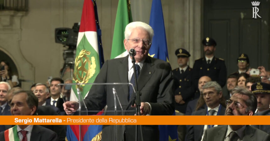 Mattarella a Catania inaugura la nona edizione del Trofeo Coni