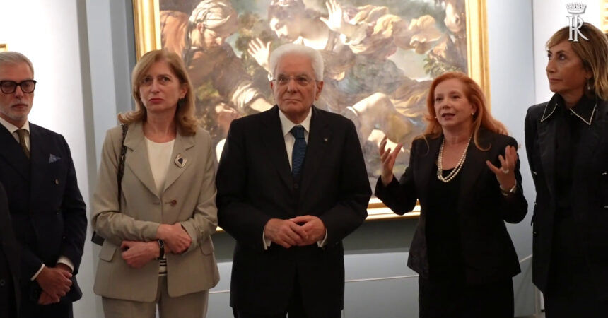 Mattarella visita la mostra “Guercino e i Ludovisi a Roma”