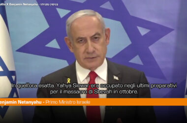 Netanyahu “L’uccisione di Sinwar un duro colpo al male”