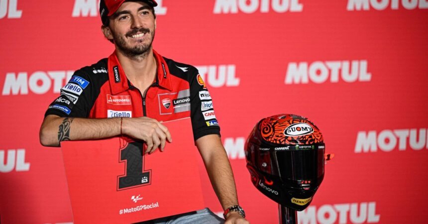 Bagnaia c’è: primo nella Practice a Barcellona, Martin quinto