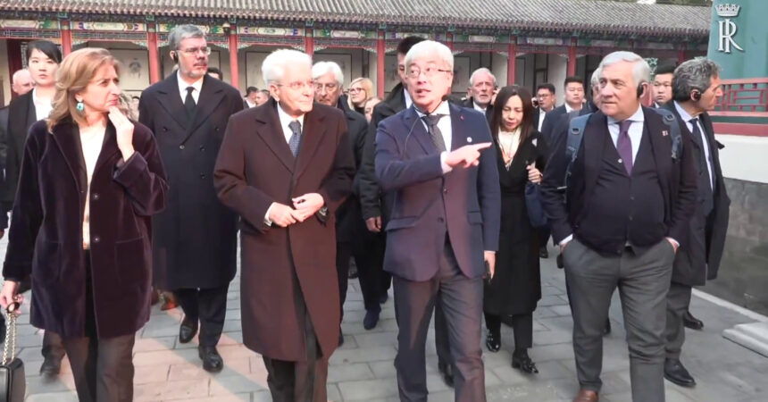 Mattarella in visita di Stato in Cina