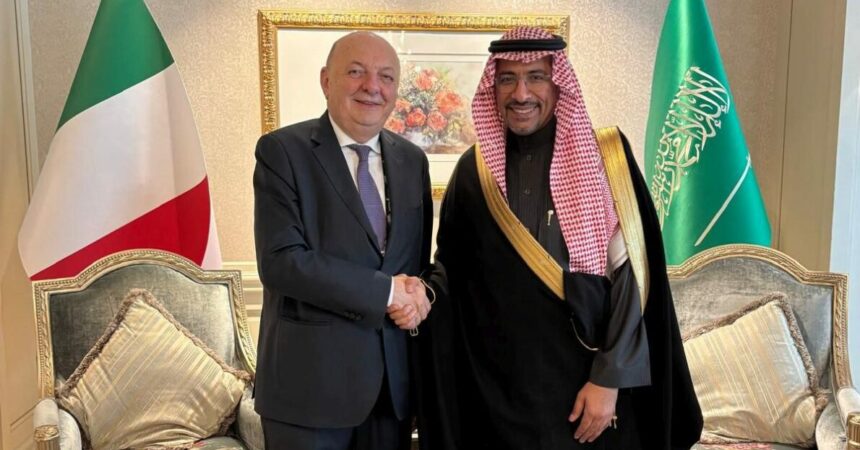 Pichetto incontra ministro saudita, focus sulle materie prime