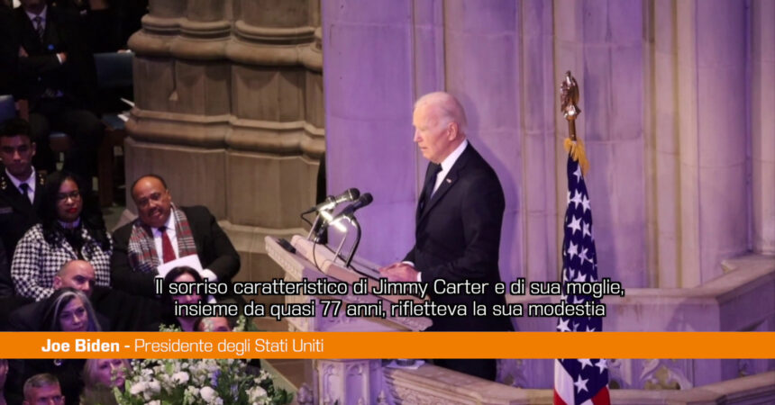 Biden “Jimmy Carter ha segnato il mio destino”