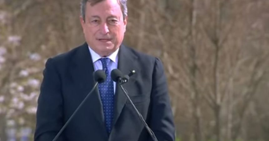 Draghi “Momento di unità, italiani vogliono ripartire”