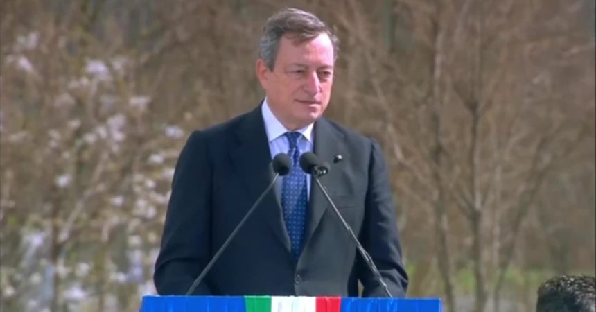 Covid, Draghi a Bergamo “Lo Stato c’è”