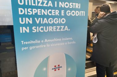 Amuchina a bordo dei treni regionali di Trenitalia