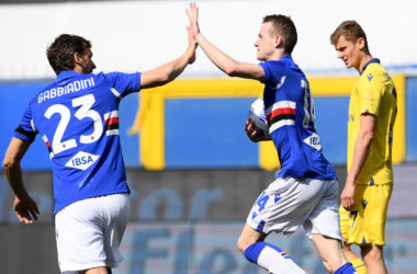 Vittoria in rimonta per la Sampdoria, 3-1 al Verona