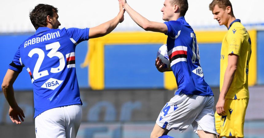 Vittoria in rimonta per la Sampdoria, 3-1 al Verona