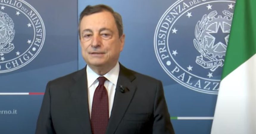 Clima, Draghi “Affrontare cambiamento ora per non rimpiangere dopo”