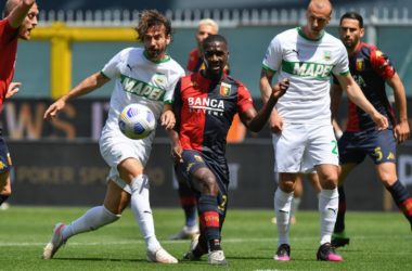 Sassuolo prosegue il sogno Europa, 2-1 in casa Genoa