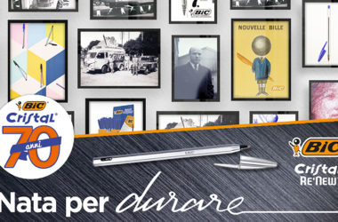 La penna BIC Cristal compie 70 anni e punta sulla sostenibilità