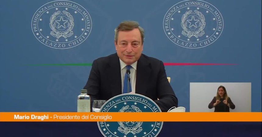 Draghi: “Il decreto Sostegni bis guarda al futuro”