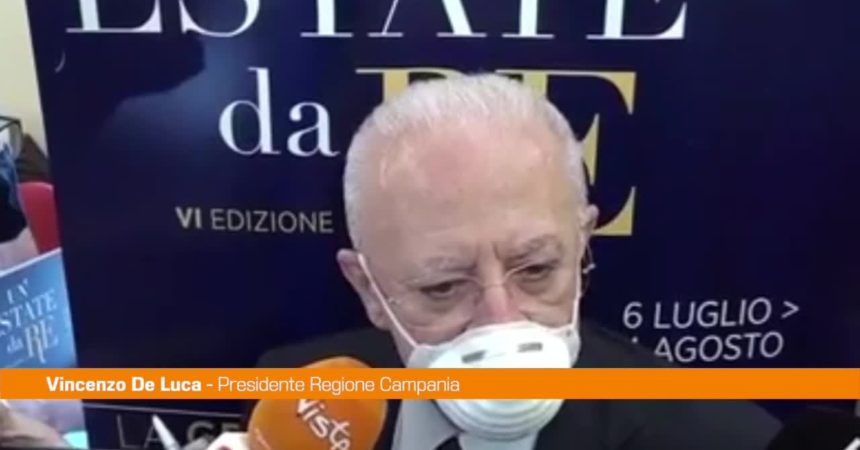 Vaccino, De Luca: “In Campania proseguiamo con Pfizer e Moderna”