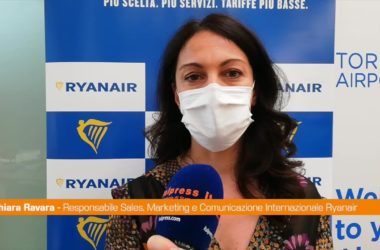 Ryanair apre base Torino, 32 rotte e 123 voli a settimana