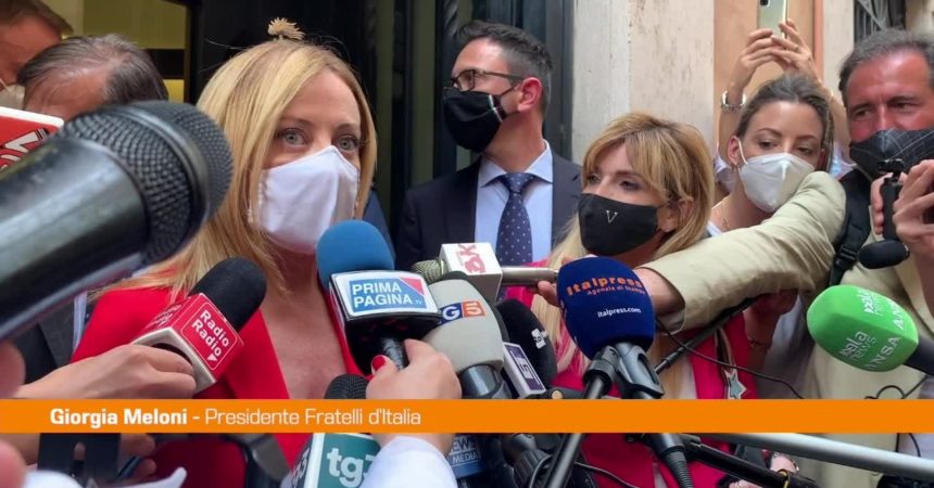 Amministrative, Meloni: “Centrodestra compatto”