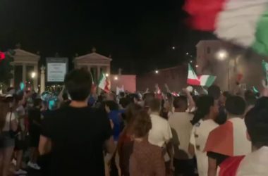 L’Italia in semifinale, esplode la gioia dei tifosi