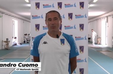 Scherma, Ct Cuomo: “Olimpiadi occasione di ripartenza con lo sport”