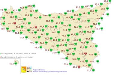 Caldo record nel Siracusano, raggiunti i 48,8 gradi