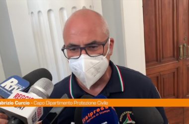 Incendi, Curcio in Calabria: “Situazione migliora, ma serve cautela”