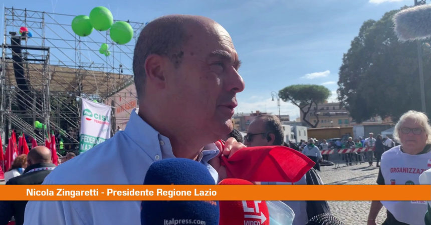 Manifestazione antifascista, Zingaretti: “Una festa per l’Italia”