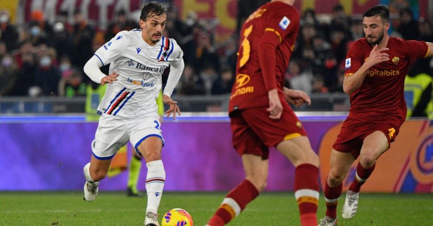 La Roma non supera la Samp, 1-1 all’Olimpico