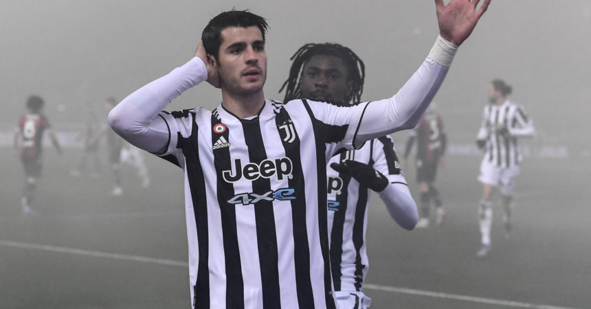 Morata e Cuadrado in gol, la Juve espugna Bologna